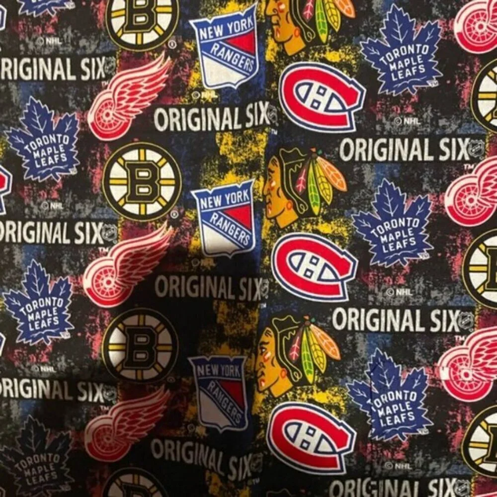 Barbeque Apron Original 6 Hockey Teams